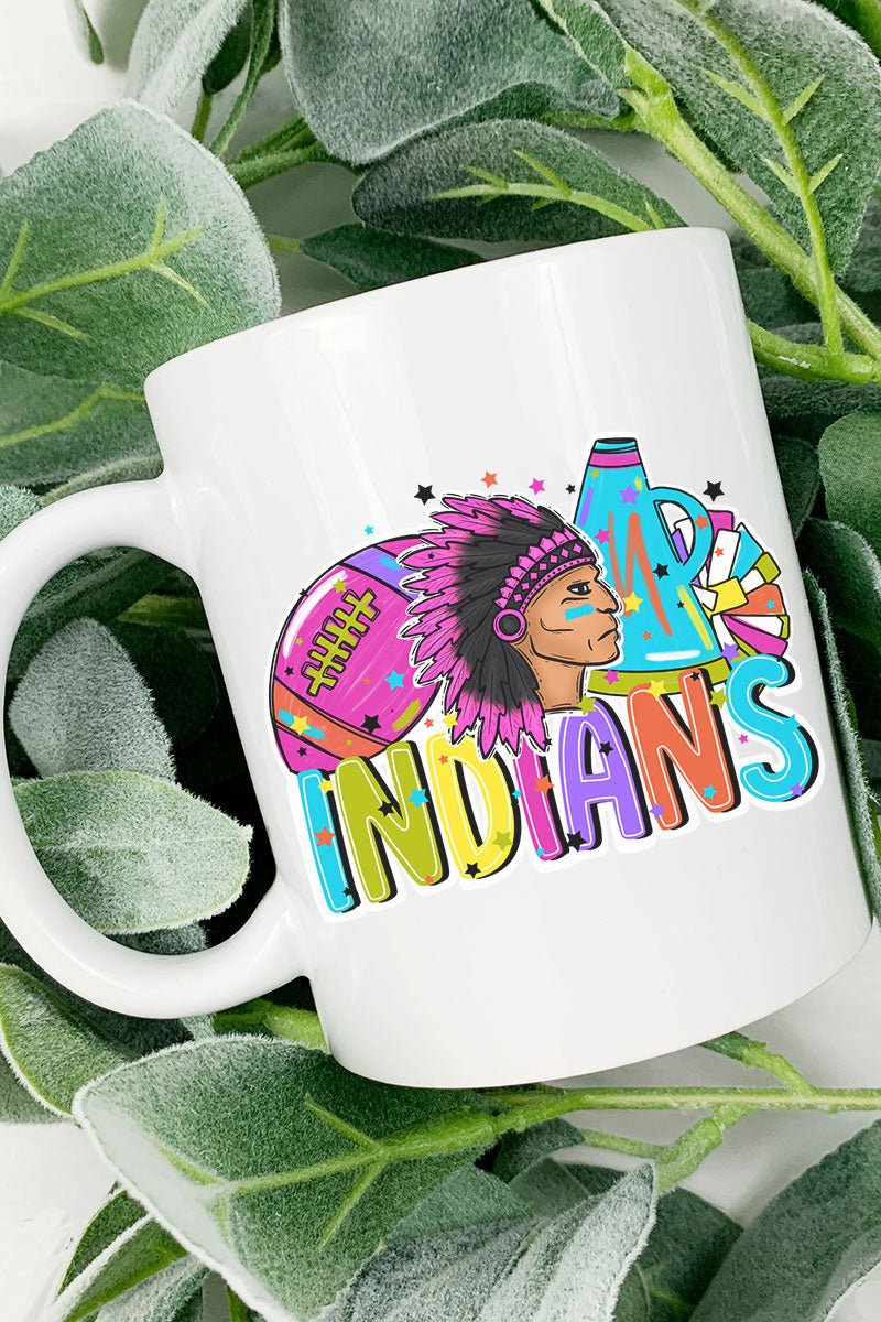 Bright Indians Colorful Ceramic Mug - Wholesale Accessory Market