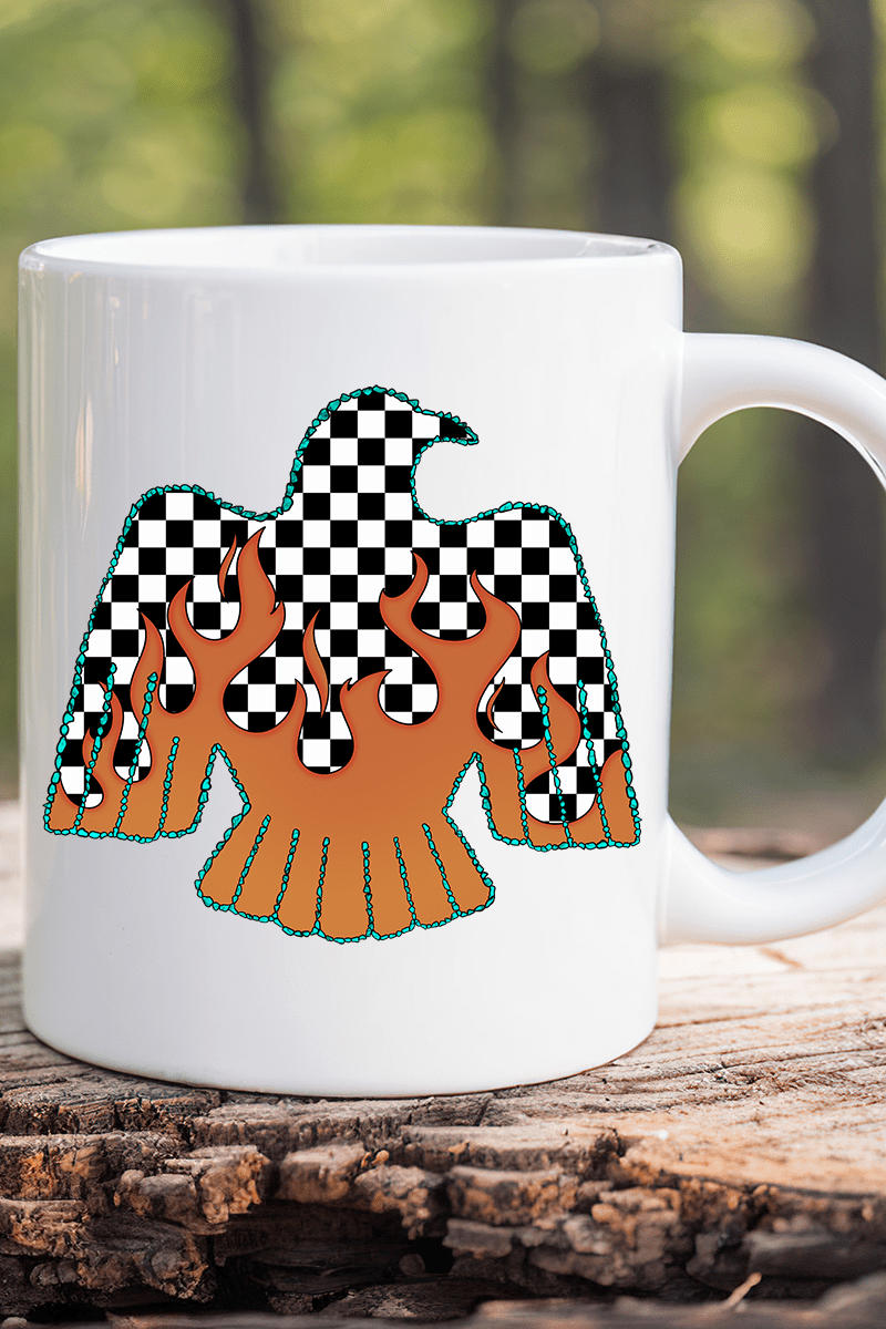 Checkerfire Thunderbird Ceramic Mug - Wholesale Accessory Market