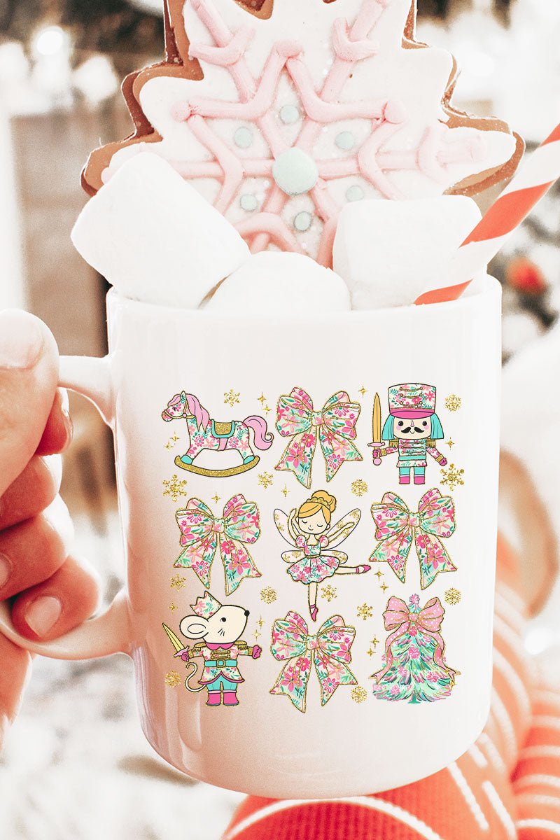Collage Nutcracker Preppy Blossom Ceramic Mug - Wholesale Accessory Market