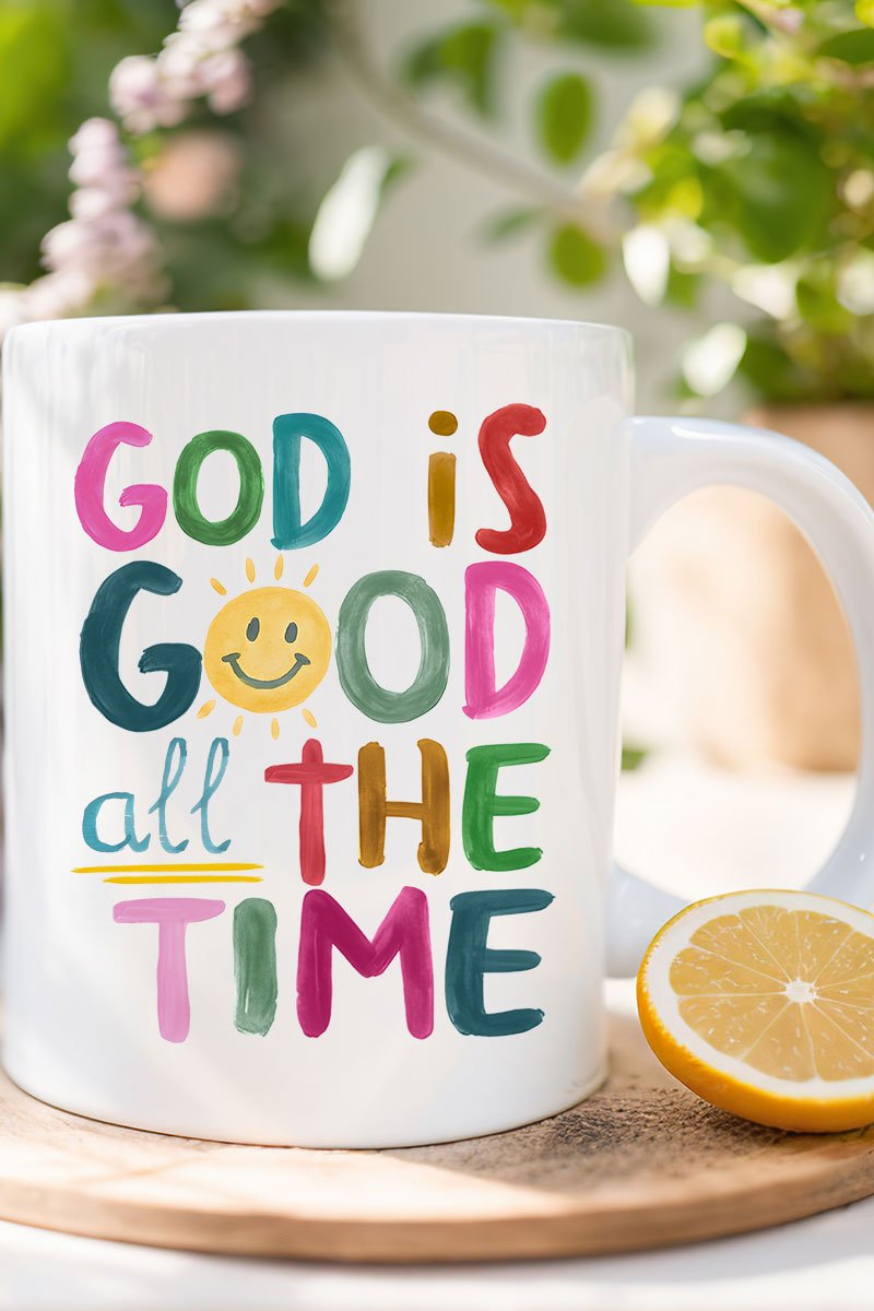 Colorful God Is Good Ceramic Mug - Wholesale Accessory Market