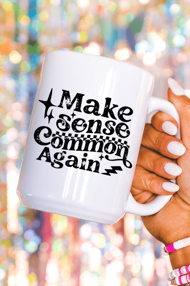 Common Sense Ceramic Mug - Wholesale Accessory Market