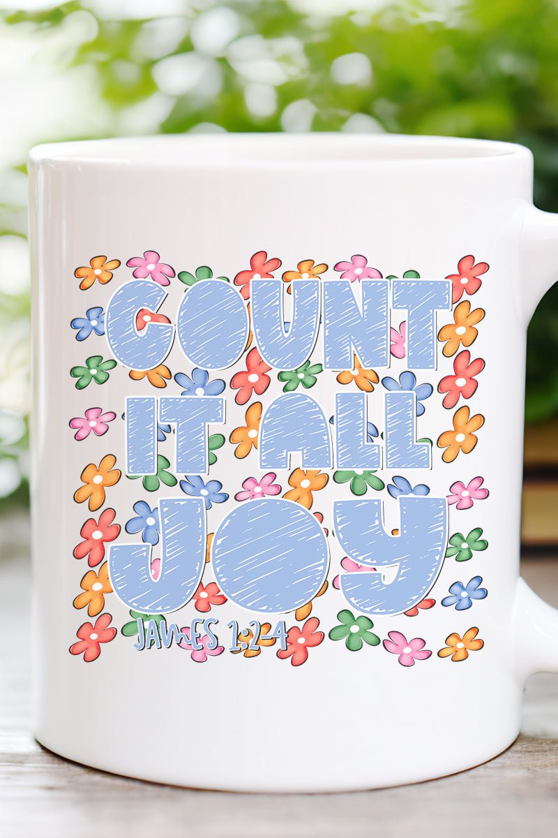 Count It All Joy Ceramic Mug - Wholesale Accessory Market
