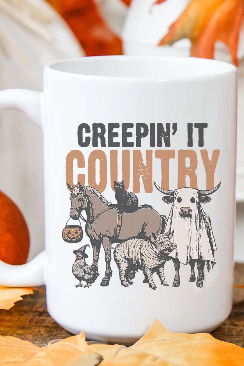 Creepin' It Country Ceramic Mug - Wholesale Accessory Market