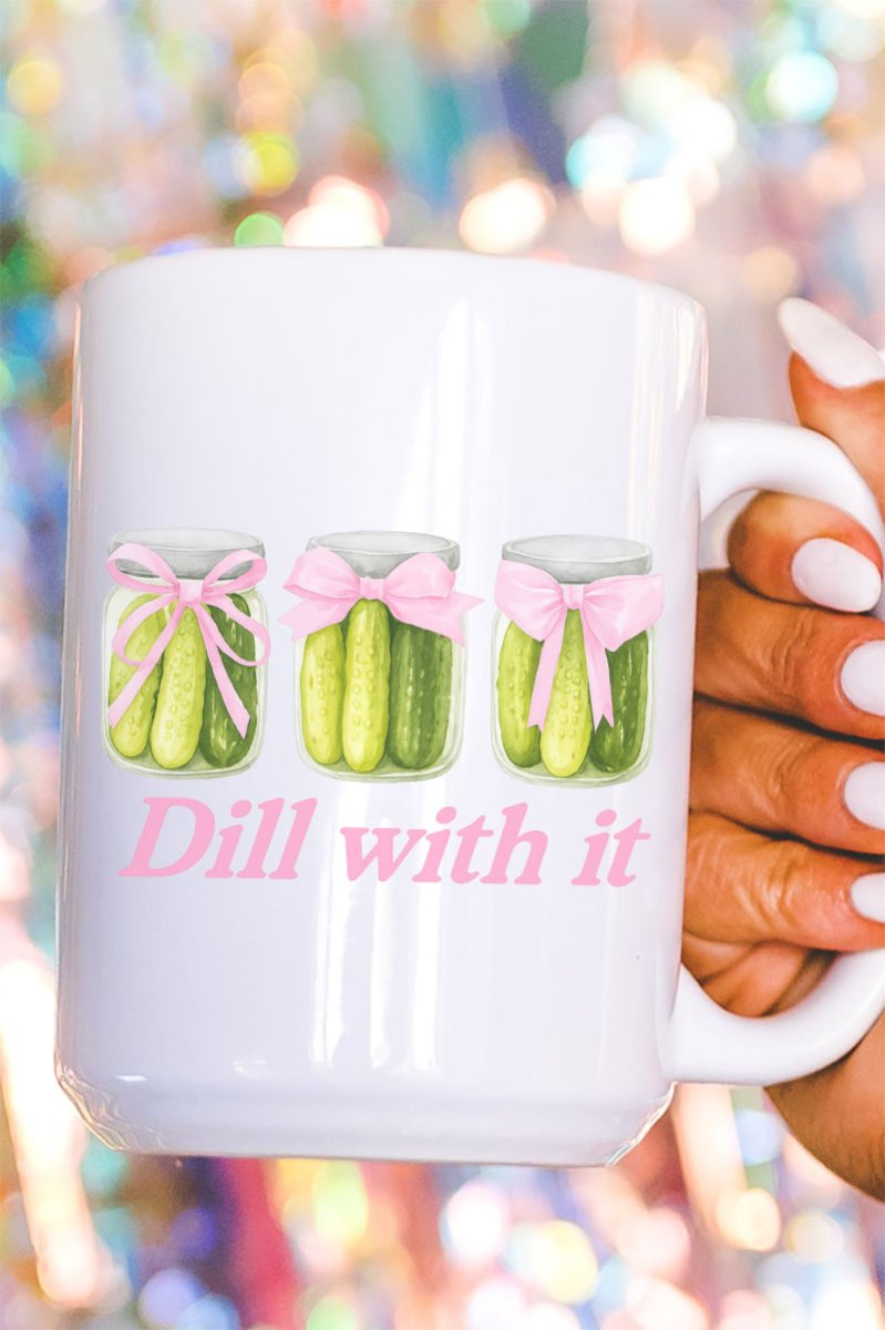 Dill With It Coquette Ceramic Mug - Wholesale Accessory Market