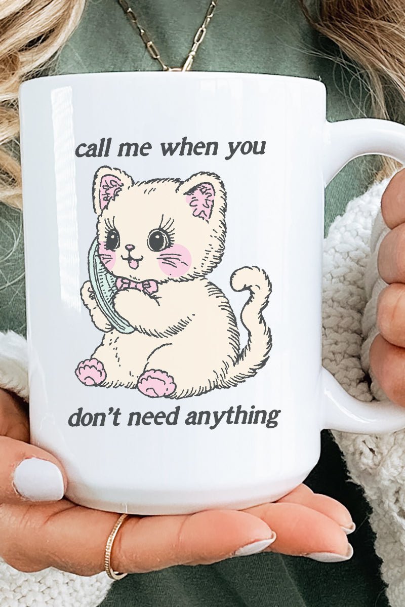 Don't Call Me Ceramic Mug - Wholesale Accessory Market