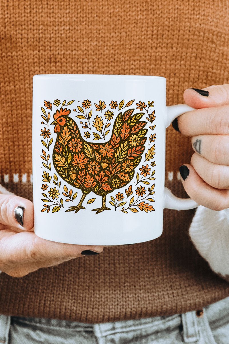 Feather & Flair Ceramic Mug - Wholesale Accessory Market