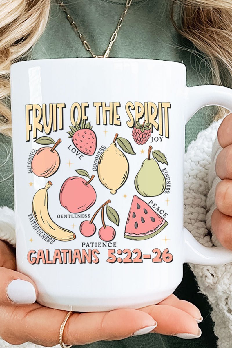 Fruit Of The Spirit Ceramic Mug - Wholesale Accessory Market