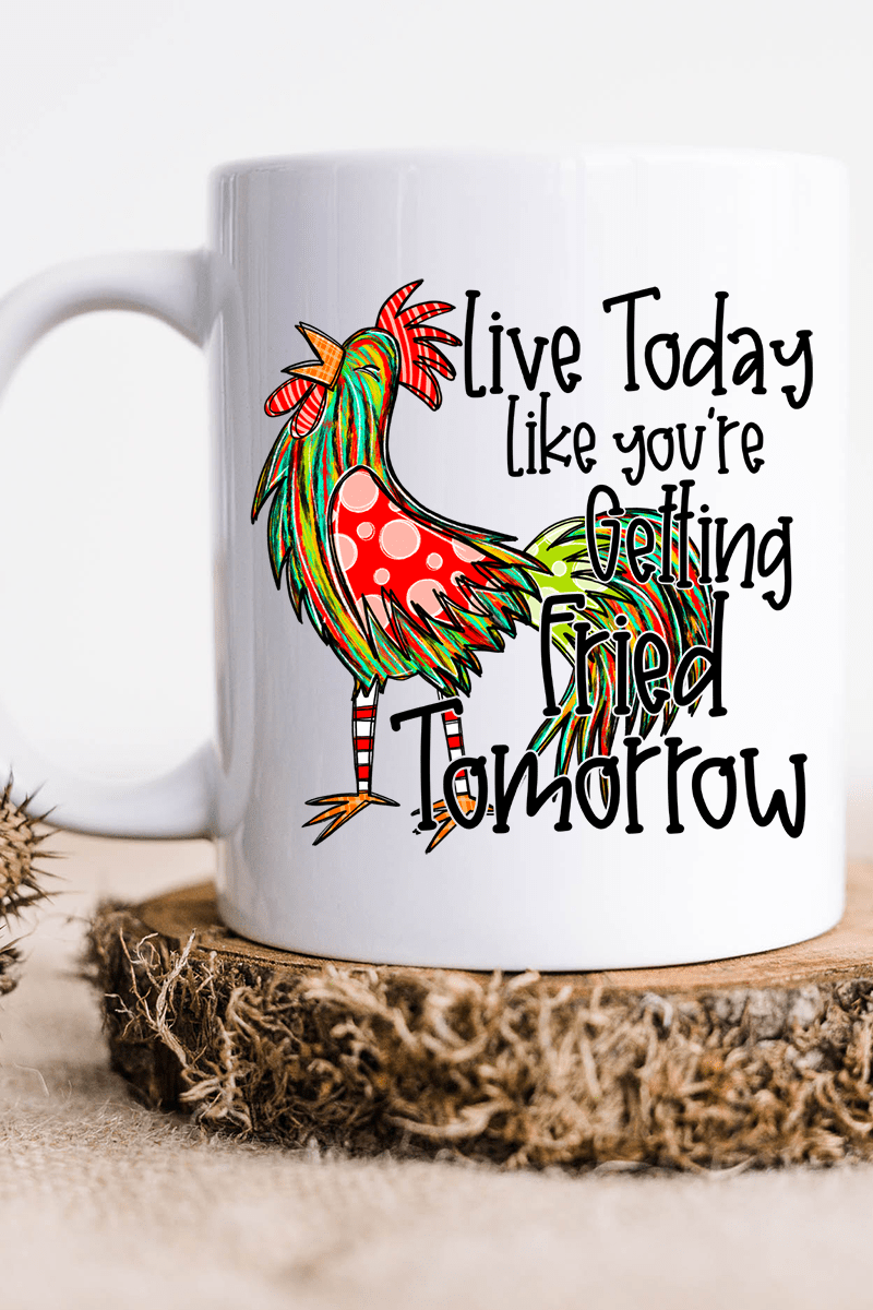 Getting Fried Tomorrow Ceramic Mug - Wholesale Accessory Market