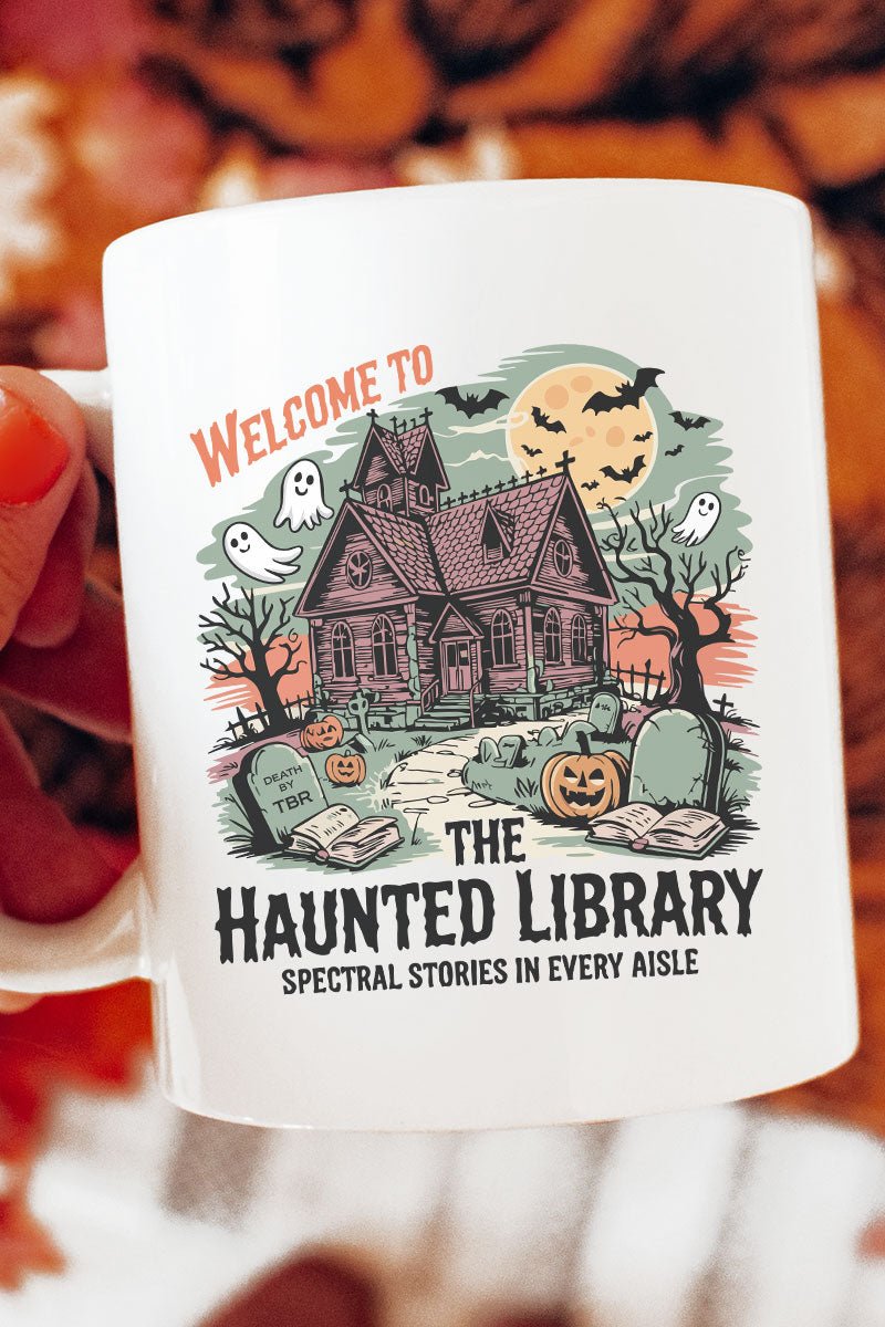 Haunted Library Ceramic Mug - Wholesale Accessory Market