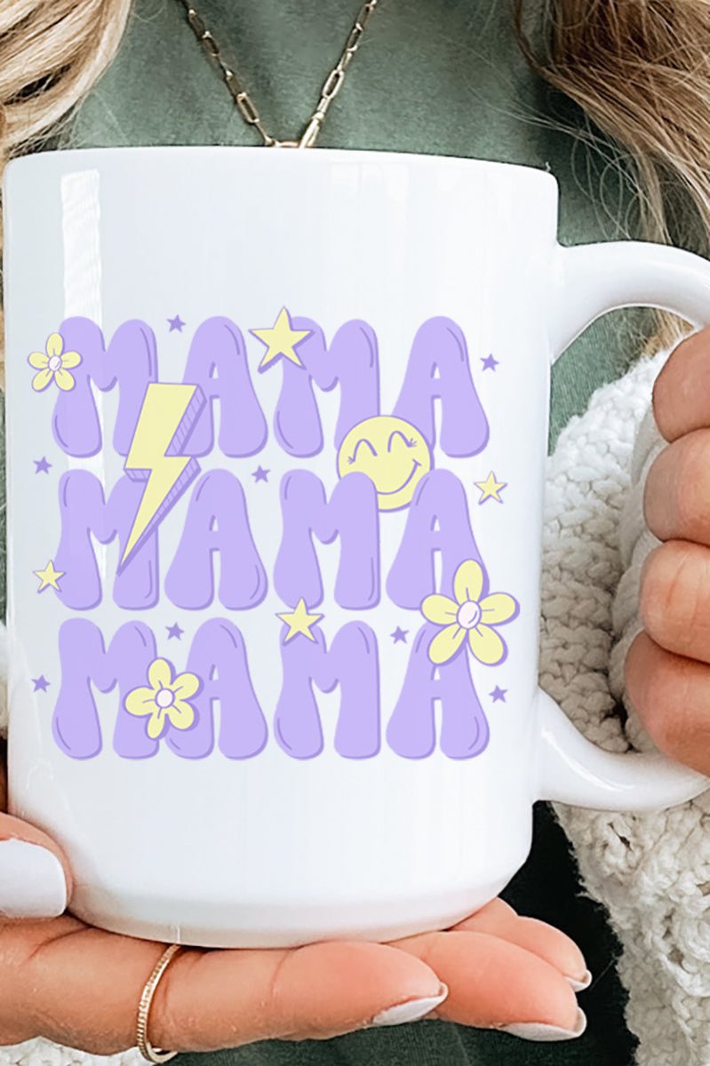 Hippie Spring Mama Ceramic Mug - Wholesale Accessory Market
