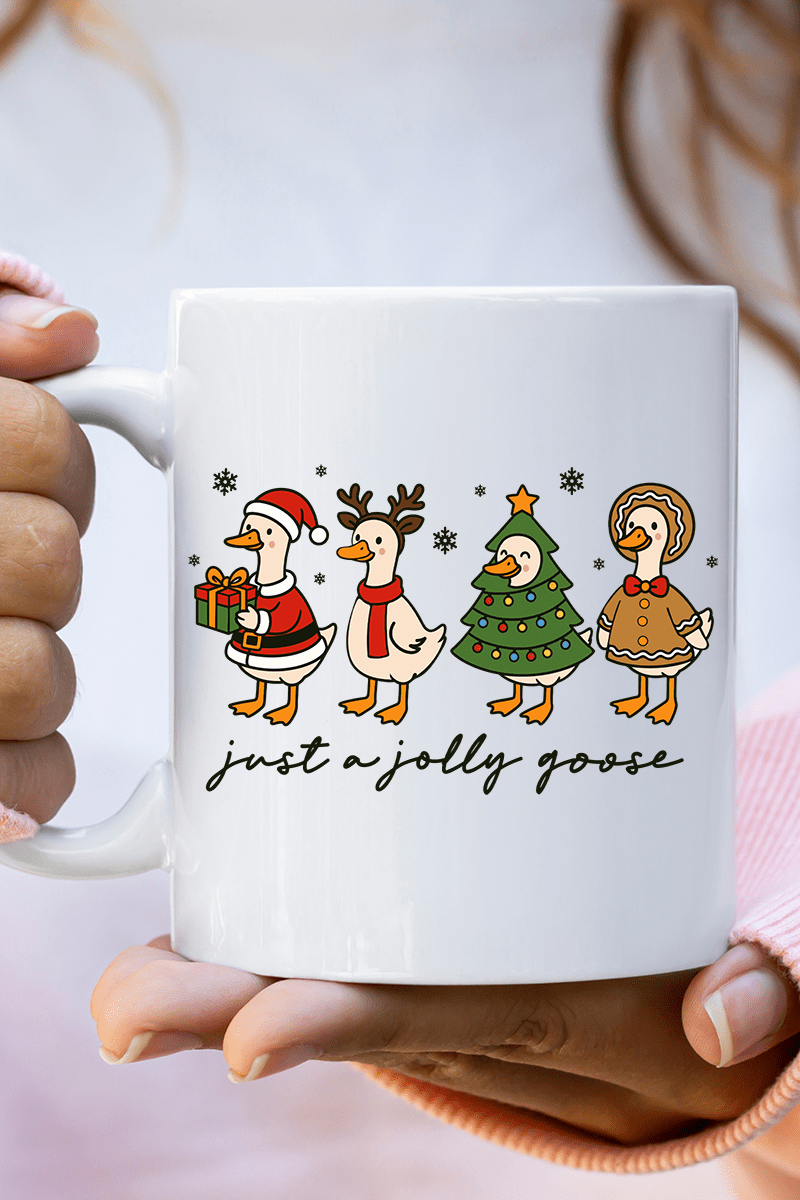 Just A Jolly Goose Ceramic Mug - Wholesale Accessory Market