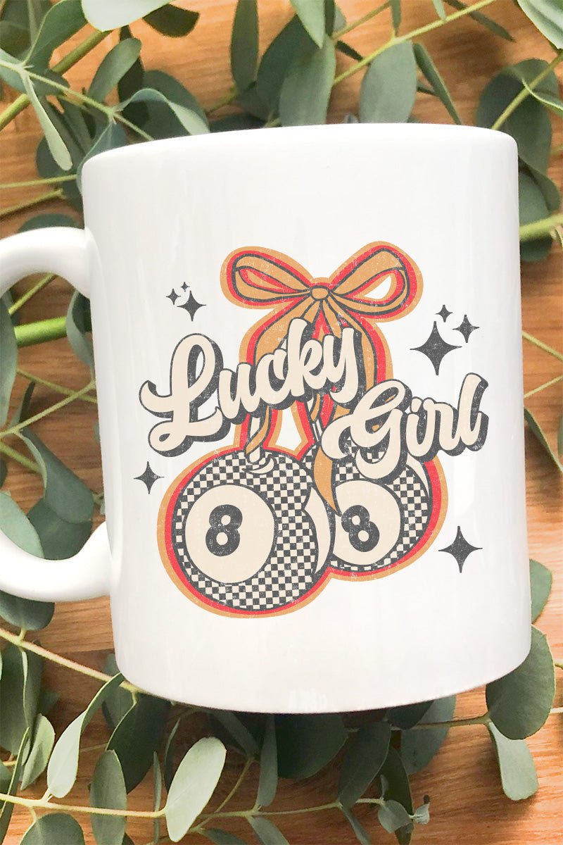 Lucky Girl Ceramic Mug - Wholesale Accessory Market
