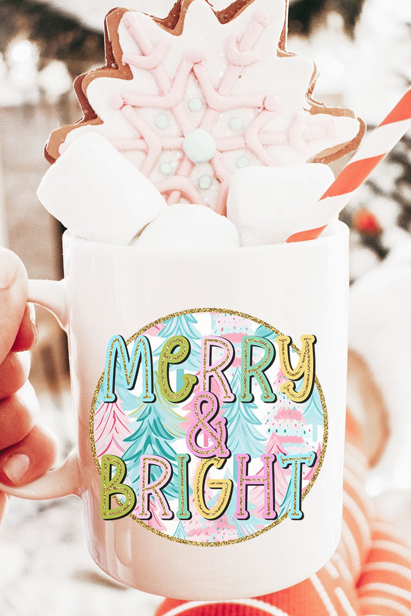 Pastel Merry And Bright Ceramic Mug - Wholesale Accessory Market
