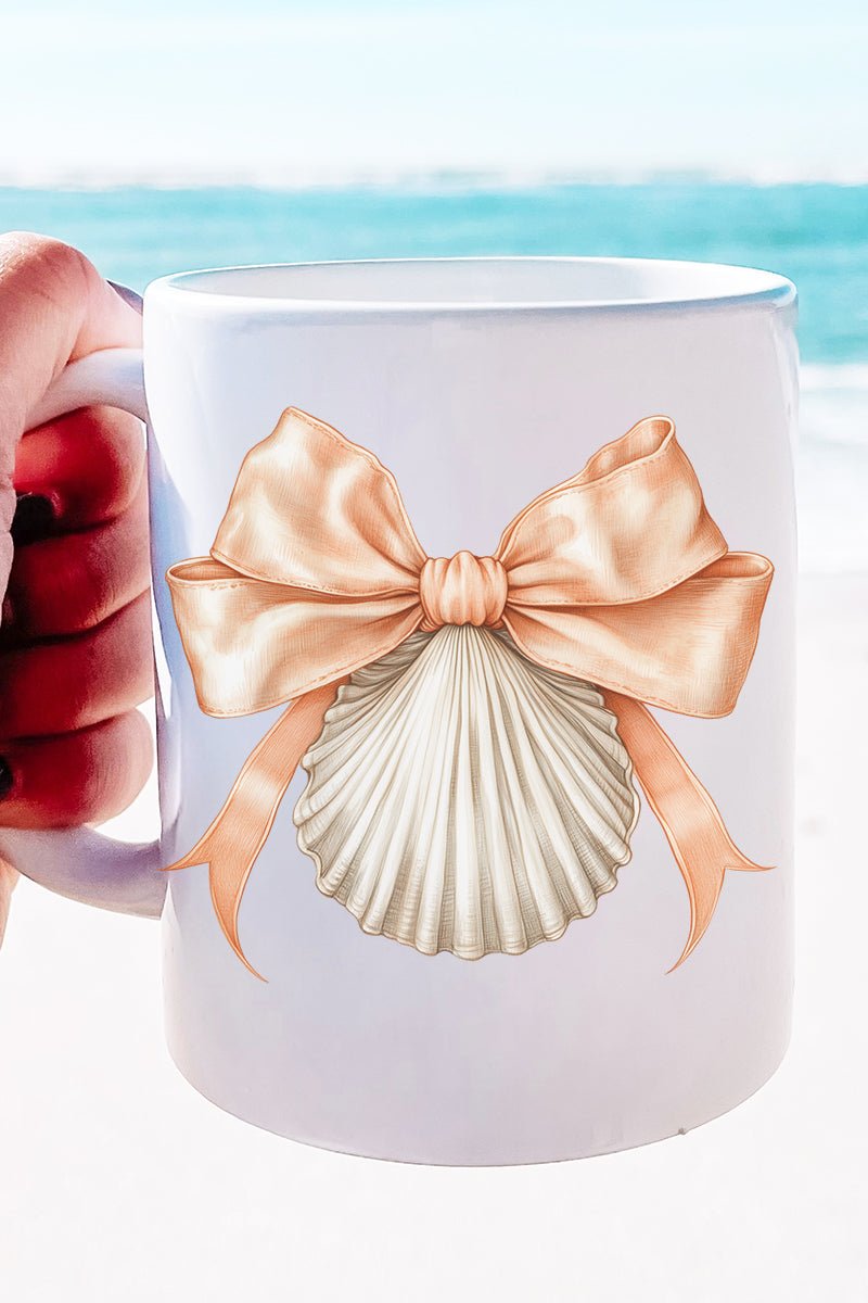 Peachy Seashell Ceramic Mug - Wholesale Accessory Market
