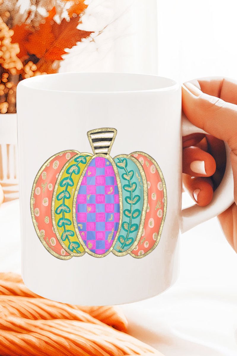 Pumpkin Patterns Ceramic Mug - Wholesale Accessory Market