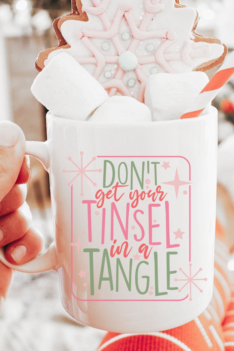 Tinsel In A Tangle Ceramic Mug - Wholesale Accessory Market