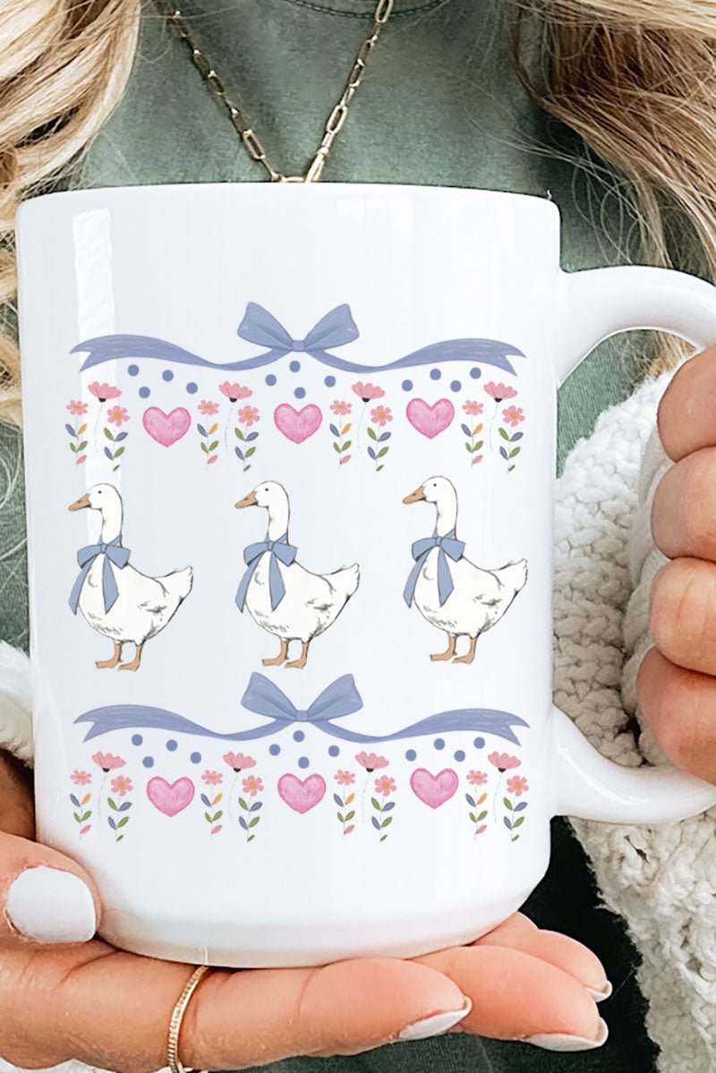 Vintage Geese Girls Ceramic Mug - Wholesale Accessory Market