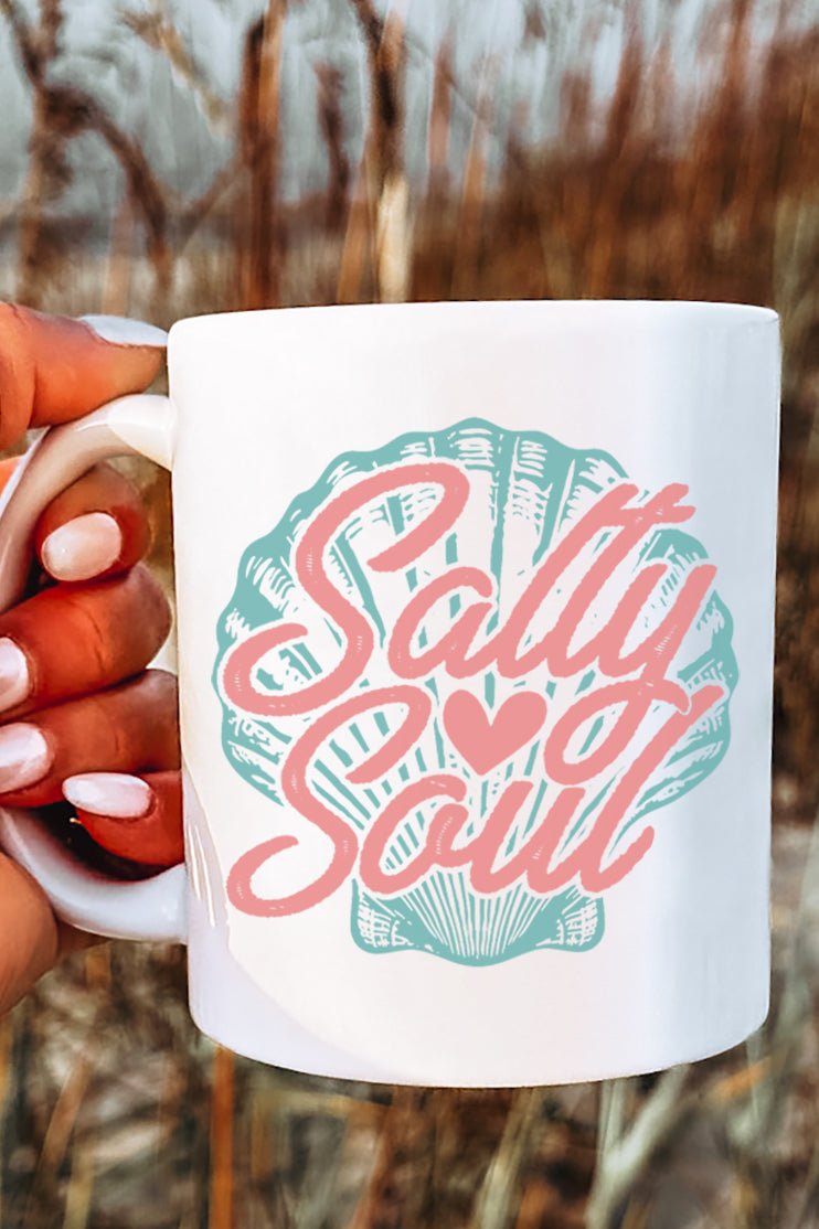 Vintage Salty Soul Ceramic Mug - Wholesale Accessory Market