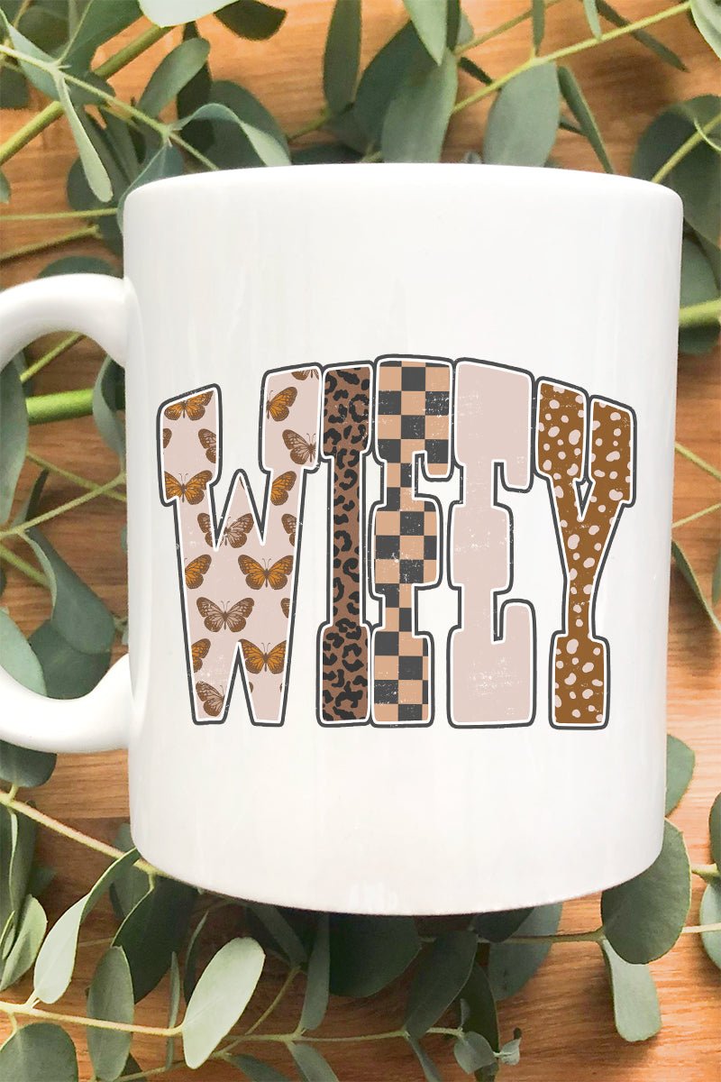 Wifey In The Wild Ceramic Mug - Wholesale Accessory Market