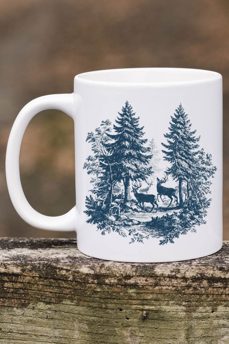 Woodland Buck Ceramic Mug - Wholesale Accessory Market