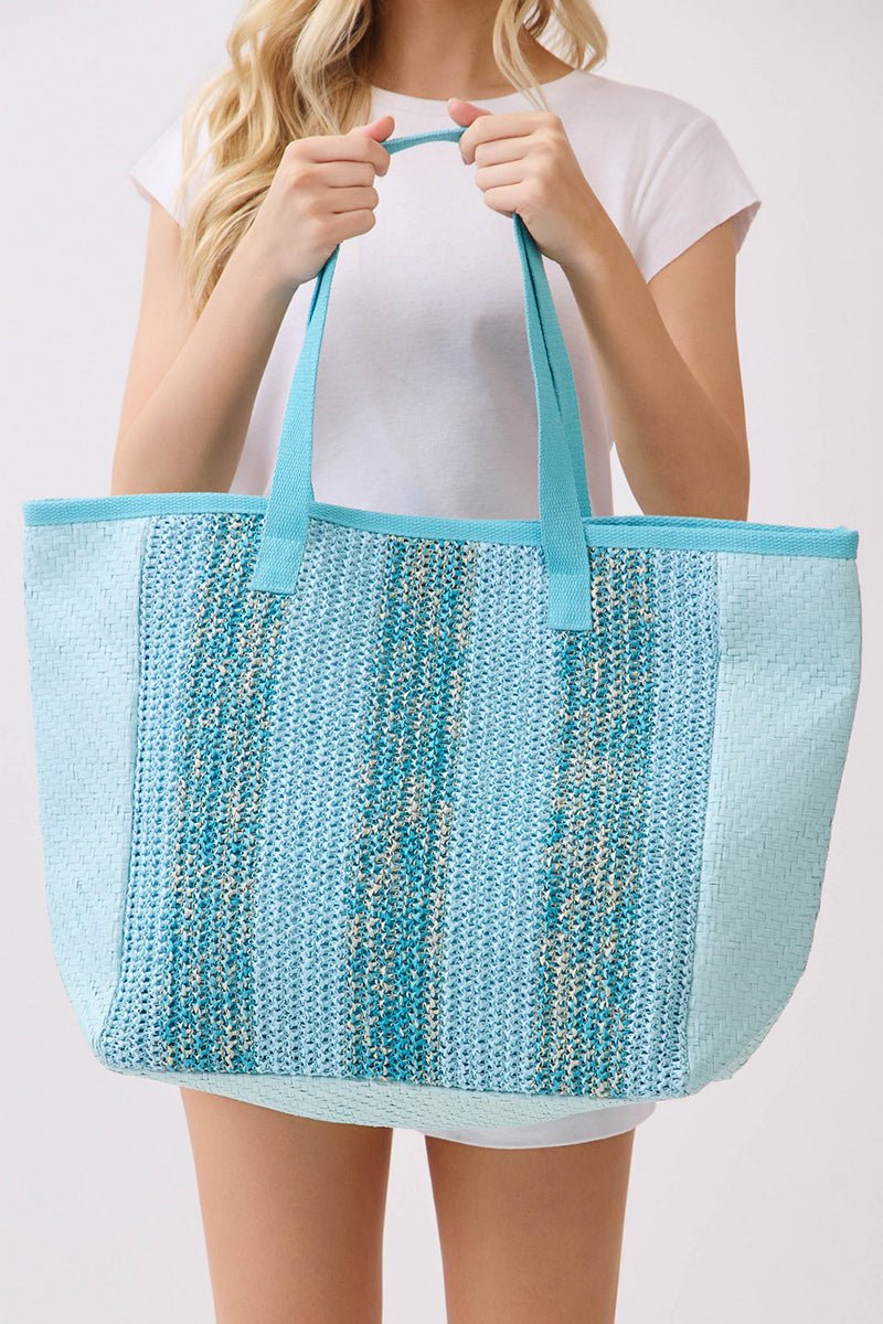Del Mar Days Aqua Tote Bag - Wholesale Accessory Market