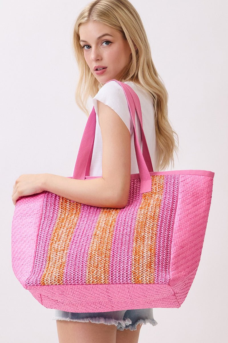 Del Mar Days Hot Pink Tote Bag - Wholesale Accessory Market