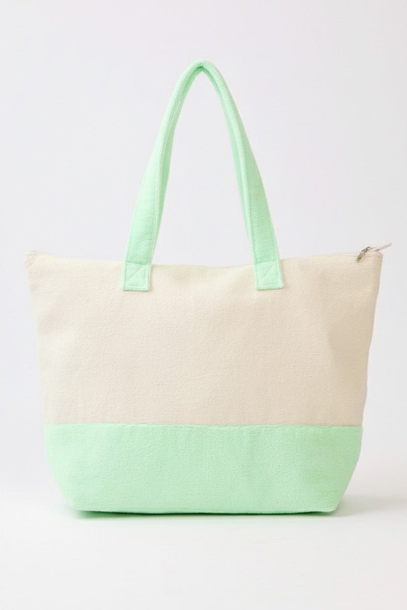 Sips About To Go Down Terry Tote - Wholesale Accessory Market
