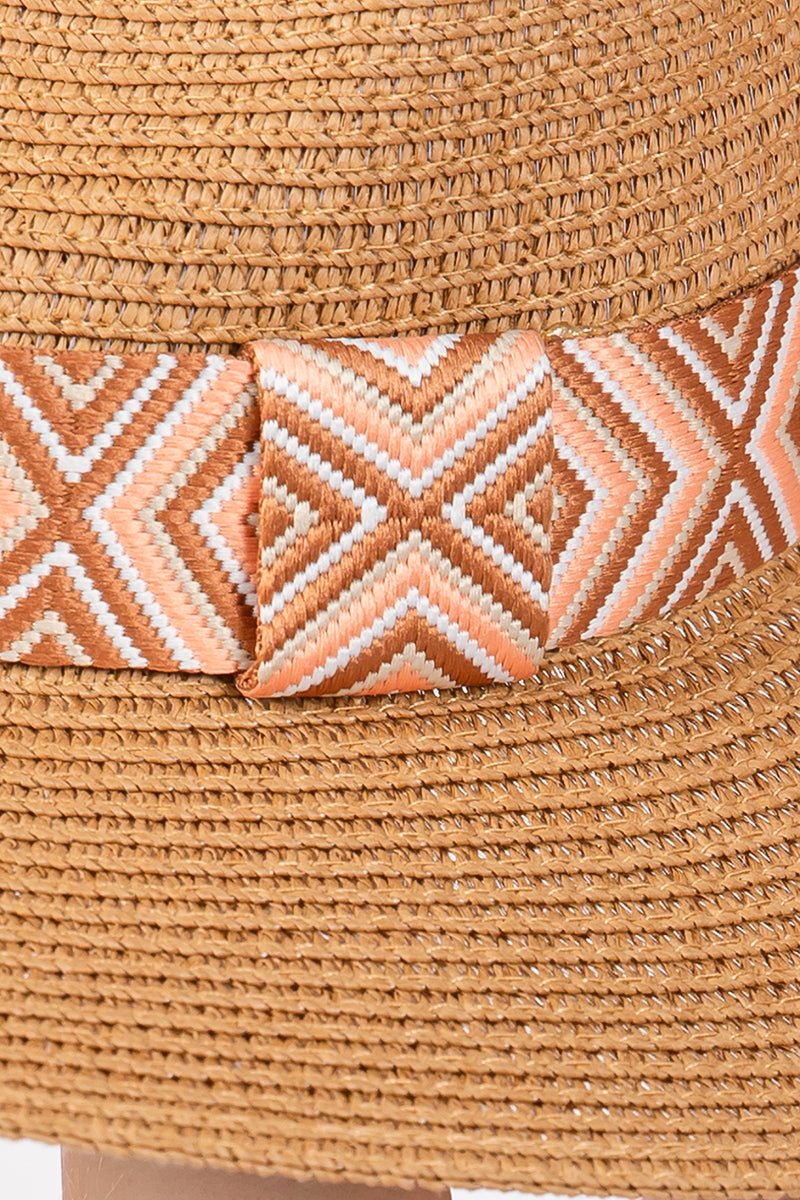 Pagosa Springs Taupe Straw Hat - Wholesale Accessory Market