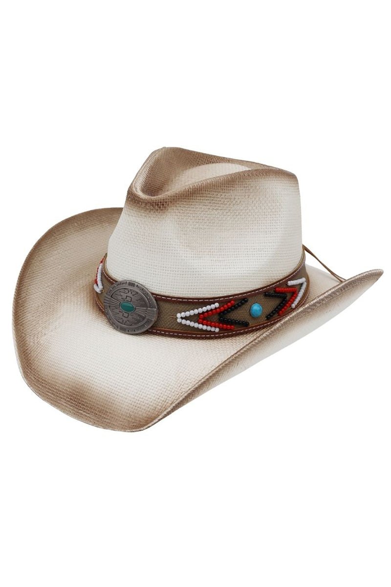 Painted Mesa Ivory Straw Cowgirl Hat - Wholesale Accessory Market