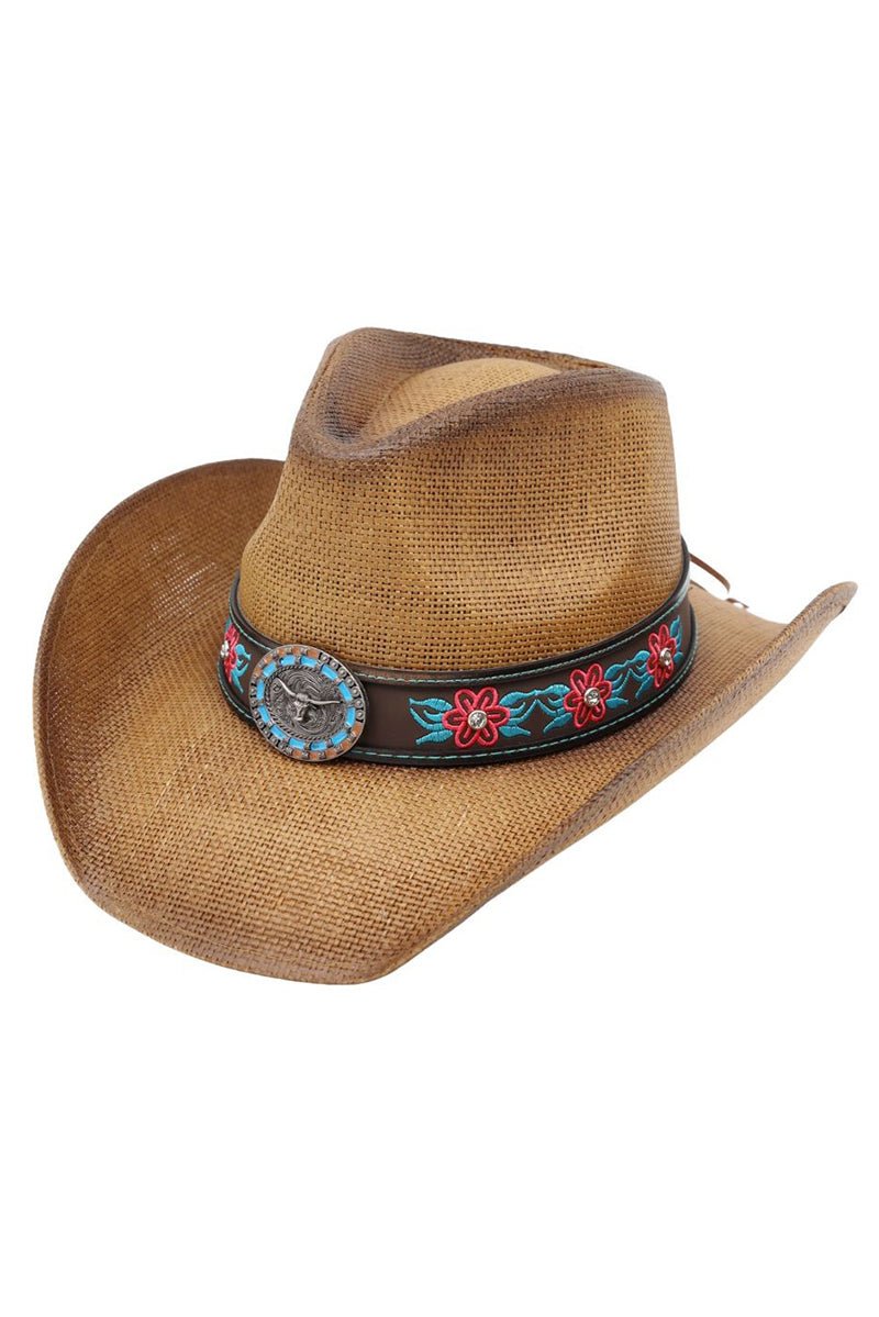 Prairie Garland Taupe Straw Cowgirl Hat - Wholesale Accessory Market