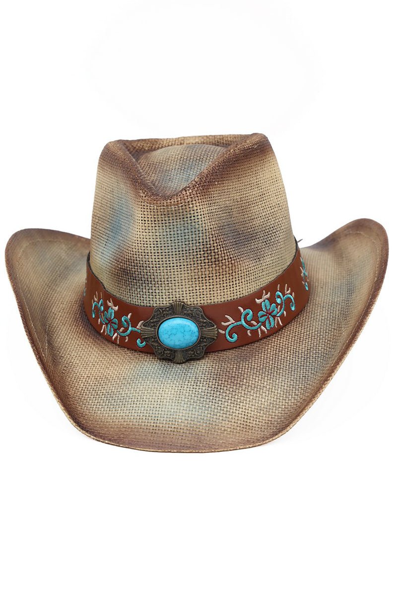 Durango Dreams Beige Washed Straw Cowgirl Hat - Wholesale Accessory Market