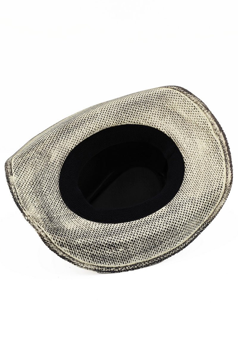 Desert Authority Black Rustic Straw Cowgirl Hat - Wholesale Accessory Market