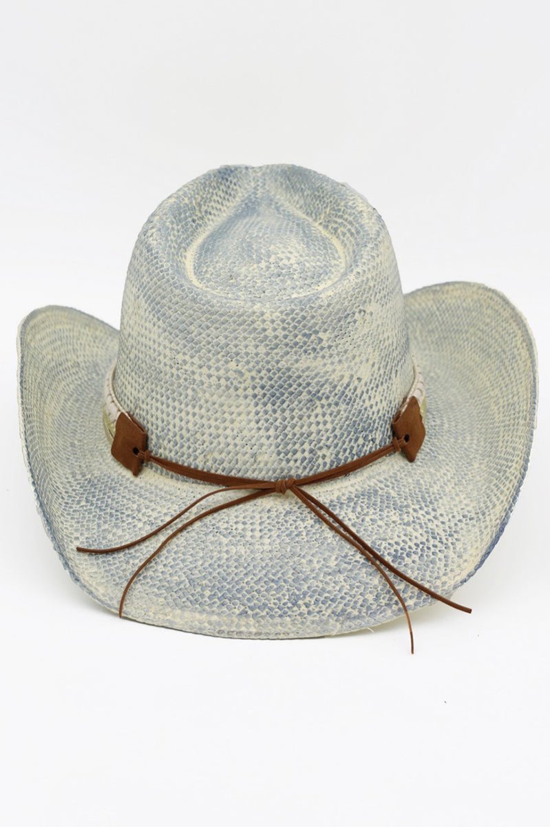 Dust & Grit Blue Vintage Cowgirl Hat - Wholesale Accessory Market