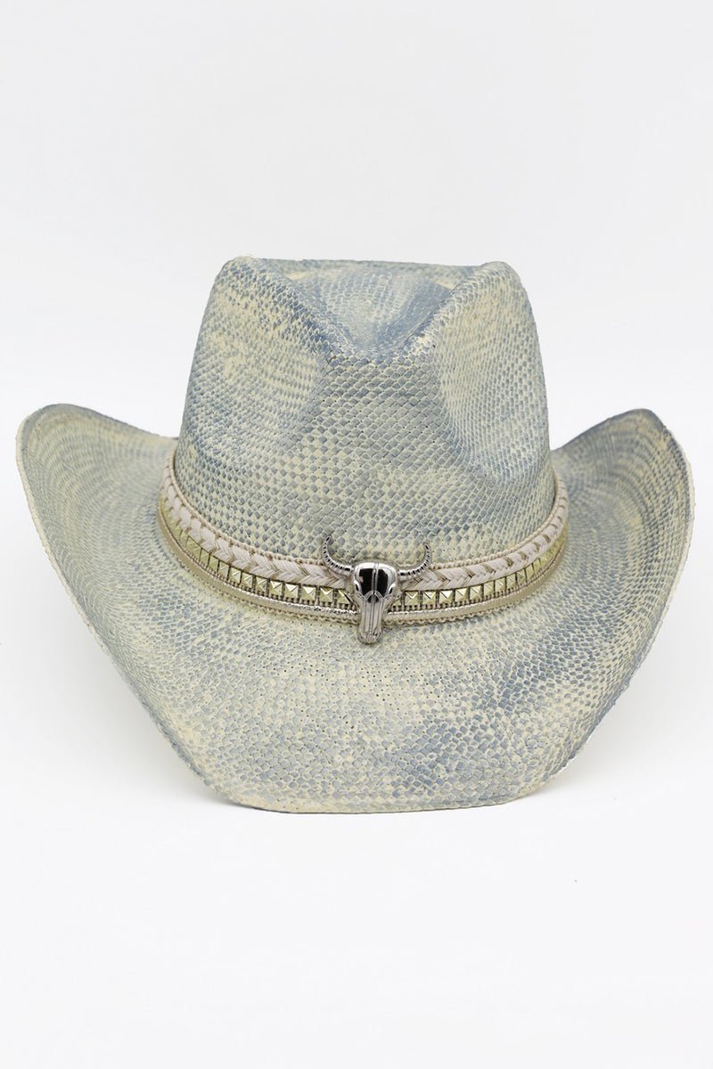 Dust & Grit Blue Vintage Cowgirl Hat - Wholesale Accessory Market