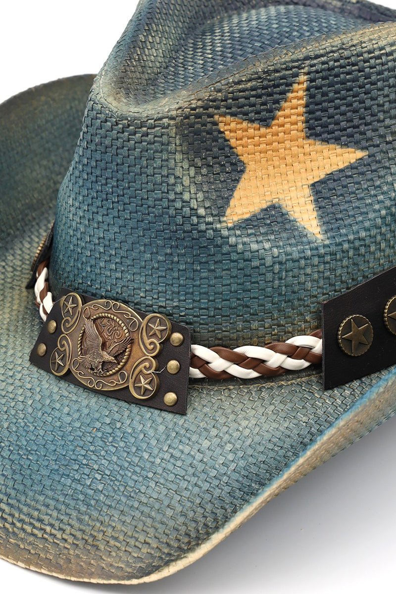Frontier Freedom Navy Distressed Cowgirl Hat - Wholesale Accessory Market