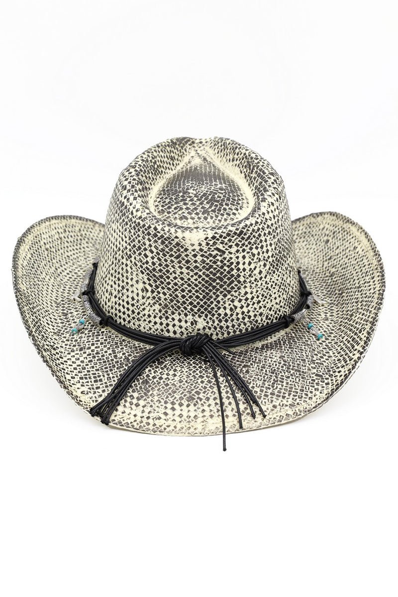Canyon Rogue Charm Black Vintage Cowgirl Hat - Wholesale Accessory Market