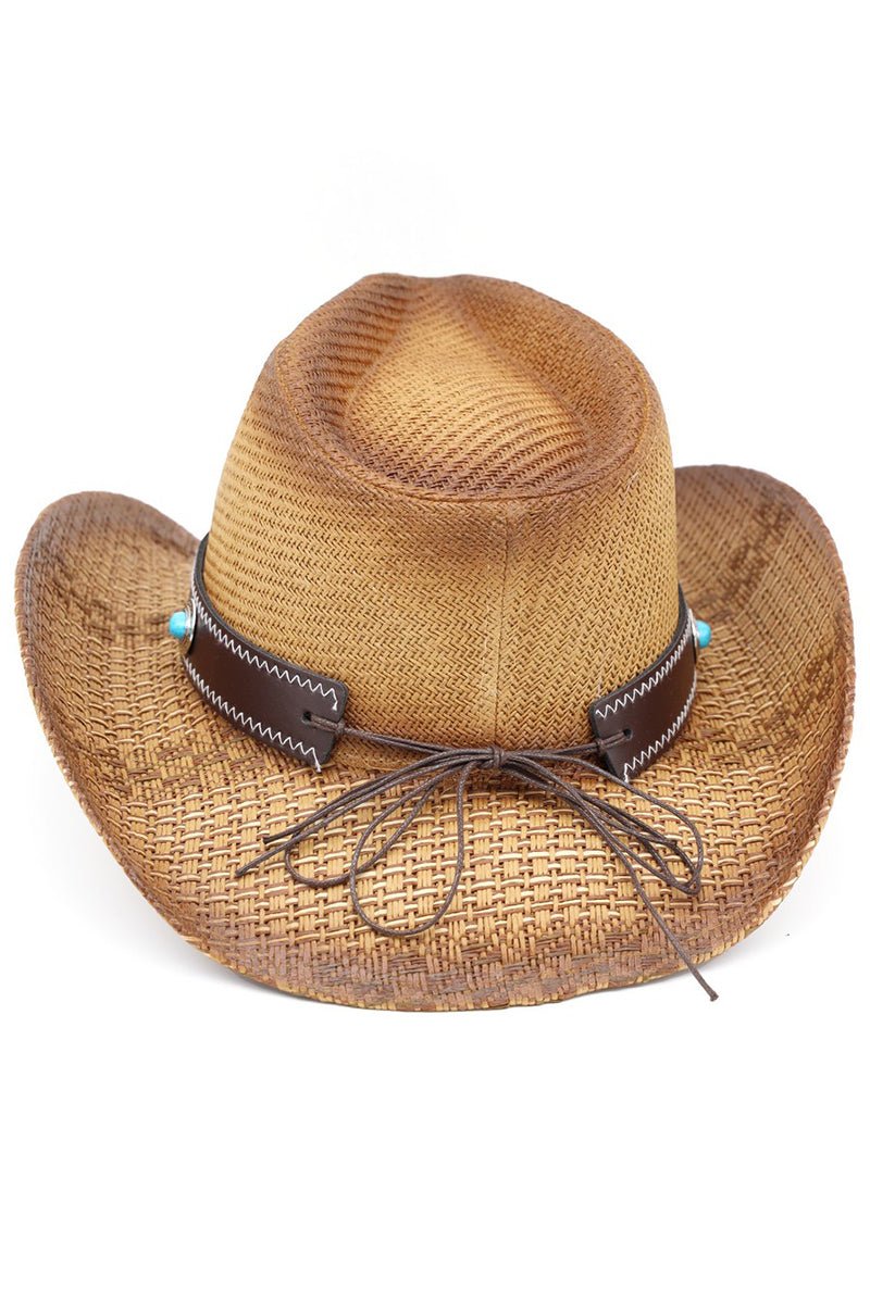 Winslow Wave Taupe Straw Cowgirl Hat - Wholesale Accessory Market