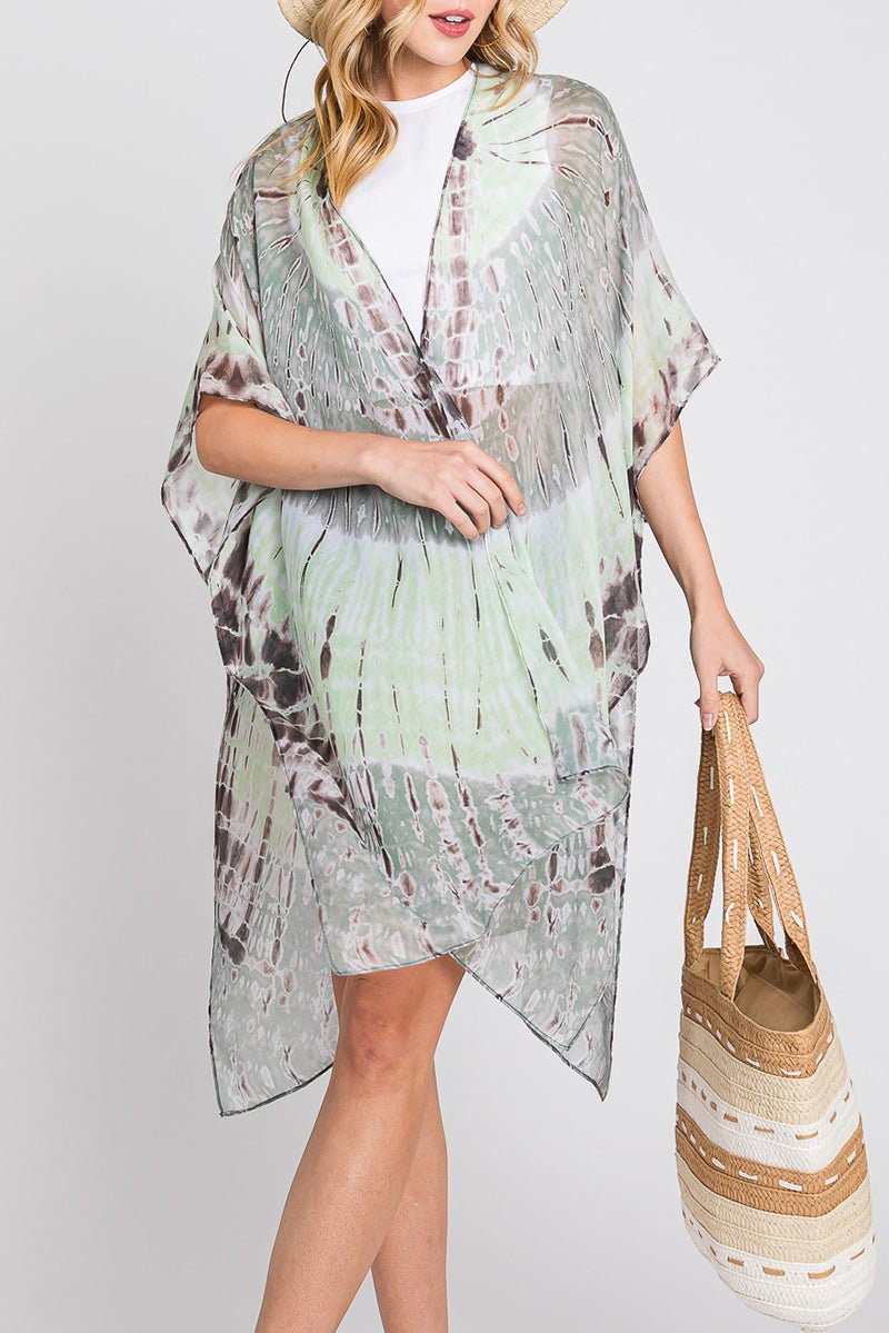 Balmy Breeze Green Kimono - Wholesale Accessory Market