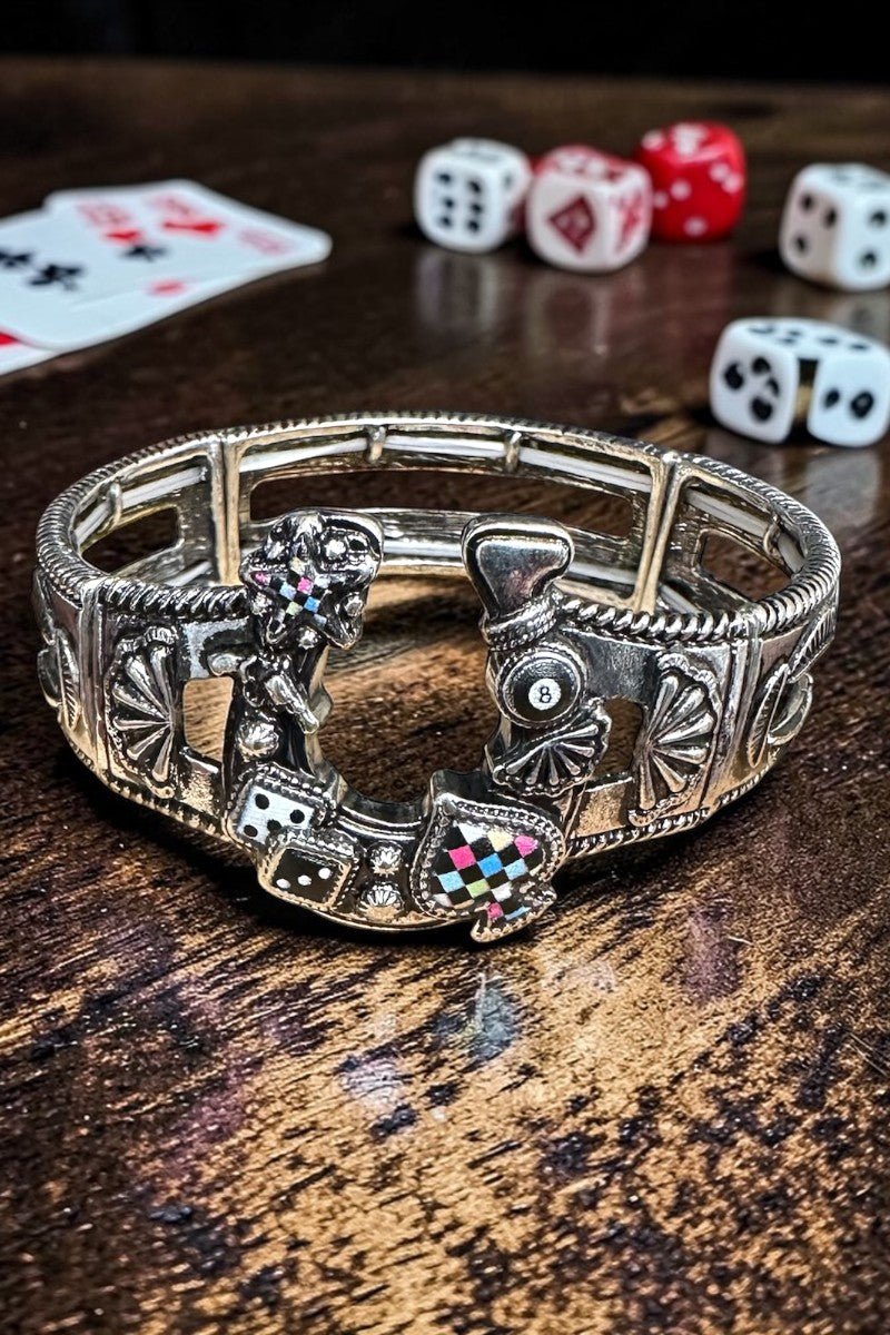The Lucky Streak Silvertone Bracelet - Wholesale Accessory Market