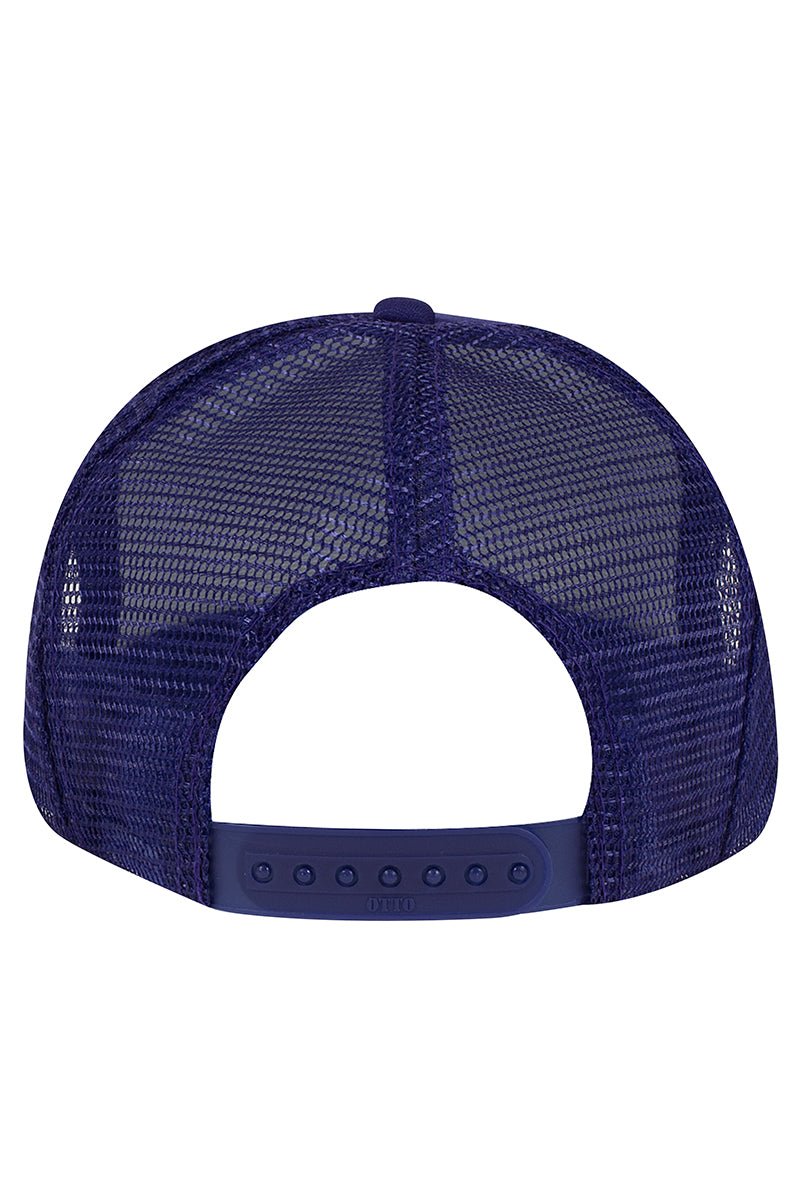 OTTO Navy with White Foam Front High Crown Trucker Hat - Wholesale Accessory Market