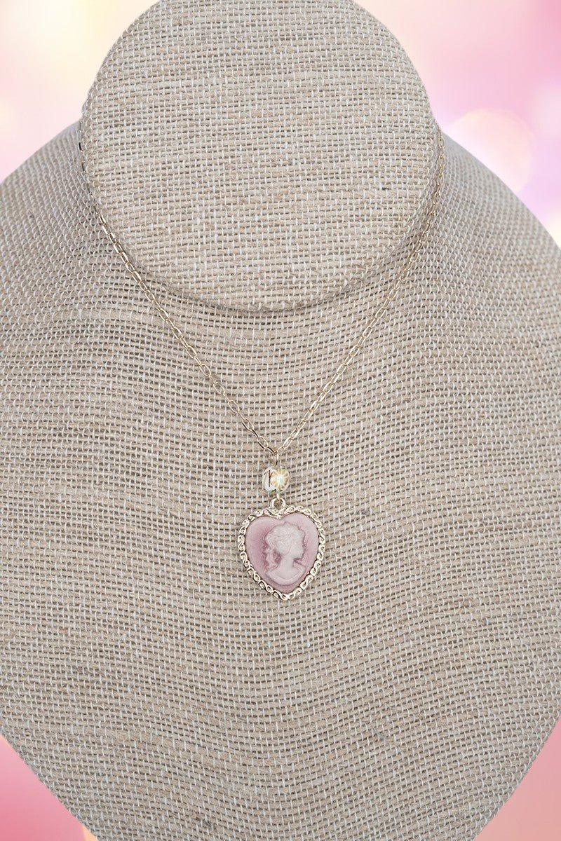 Crystal Avenue Naples Romance Light Rose & Goldtone Necklace - Wholesale Accessory Market