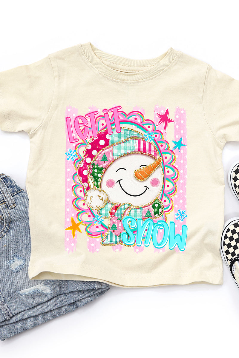 Toddler Snow Much Sass Fine Jersey Tee