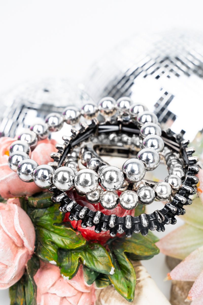 TIPI Viper Valley Silvertone Bracelet Set - Wholesale Accessory Market