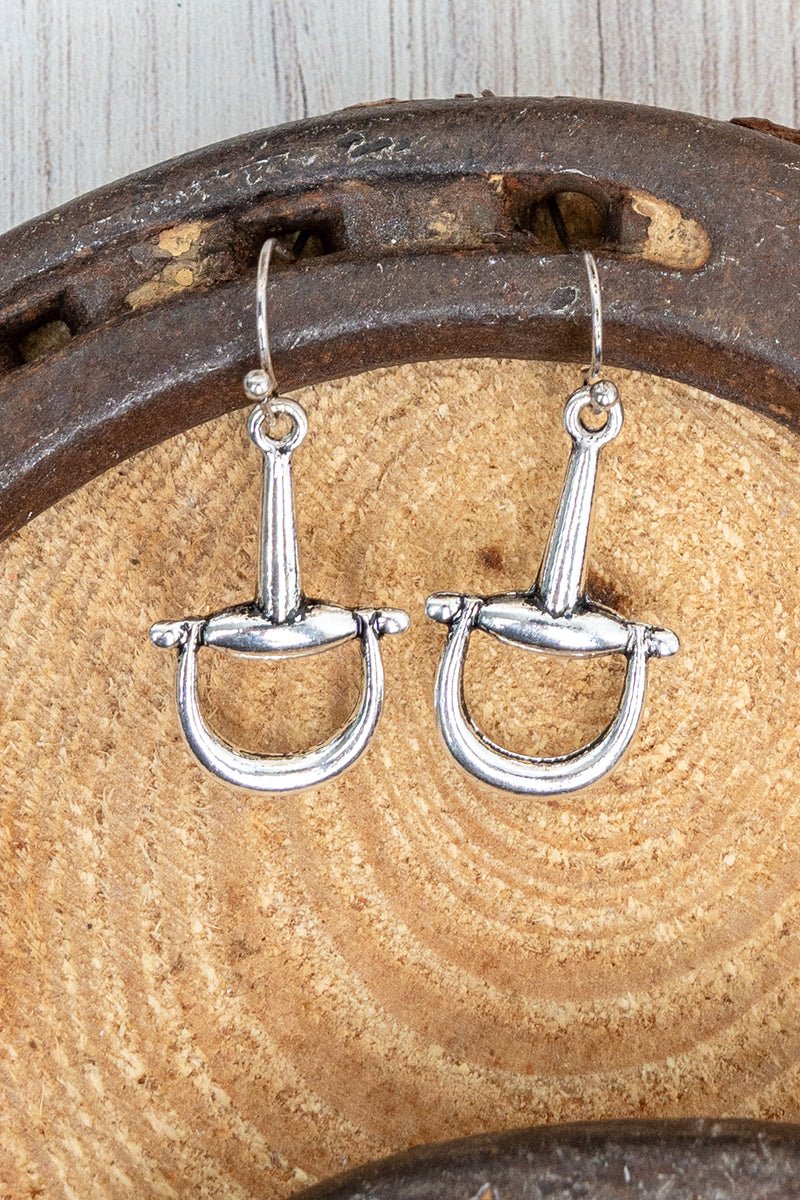 TIPI Kentucky Tack Silvertone Earrings - Wholesale Accessory Market