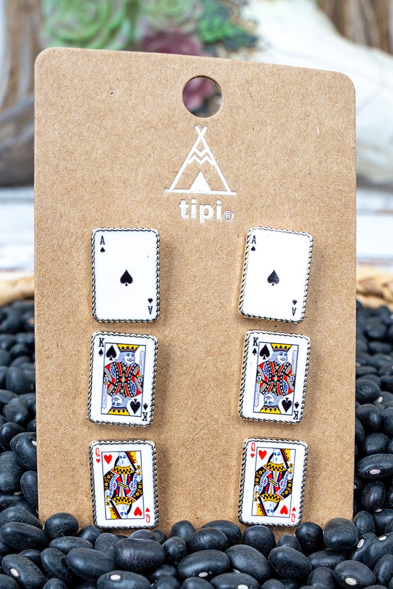 TIPI Royal Odds Earrings 3 Pair Set - Wholesale Accessory Market