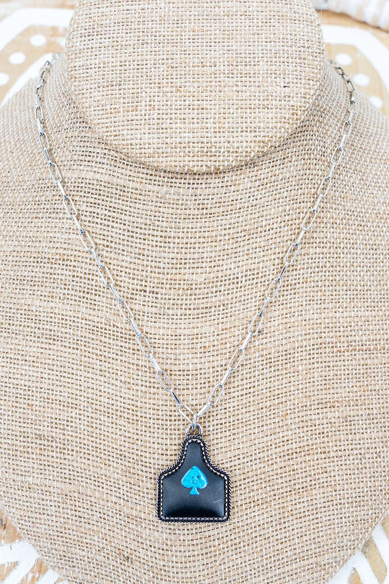 TIPI Shadow Deal Tag Silvertone Necklace - Wholesale Accessory Market