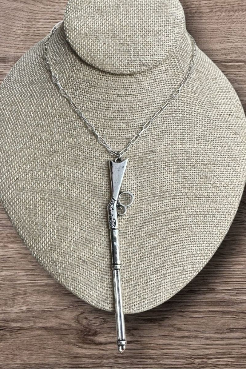TIPI In My Sights Silvertone Necklace - Wholesale Accessory Market