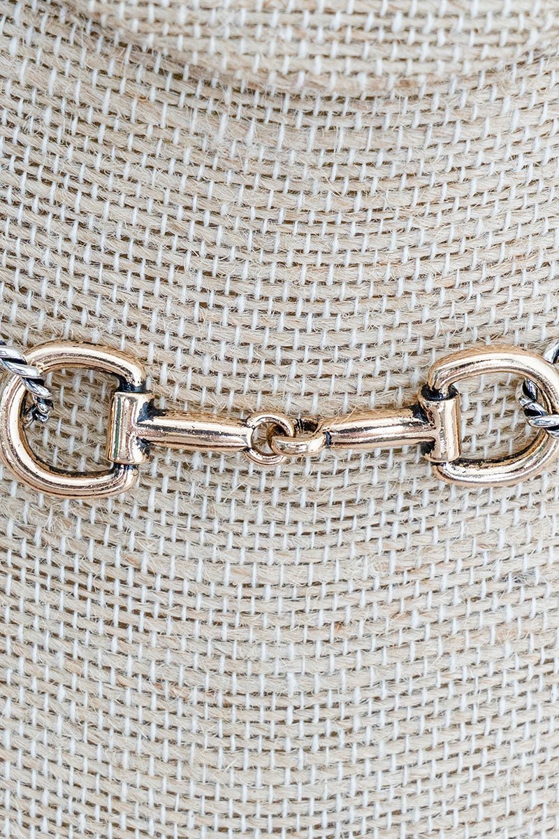 TIPI Hampton Tack Two-Tone Necklace - Wholesale Accessory Market