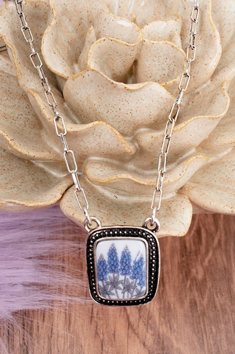 TIPI Prairie Blooms Silvertone Necklace - Wholesale Accessory Market