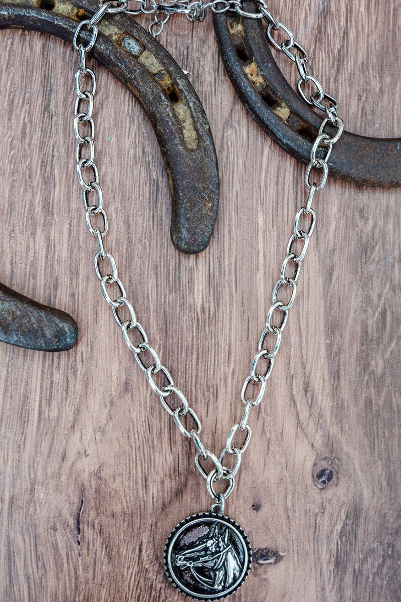 TIPI Shadow Ranch Silvertone Necklace - Wholesale Accessory Market